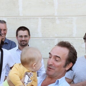 Exclusif - Jean Dujardin présente en avant-première "Brice 3" à Lesparre, son village d'enfance, le 23 Septembre 2016