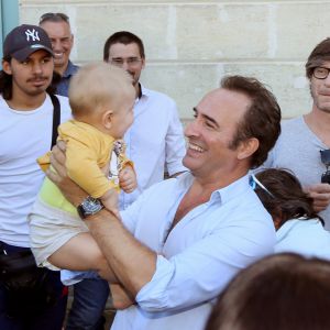 Exclusif - Jean Dujardin présente en avant-première "Brice 3" à Lesparre, son village d'enfance, le 23 Septembre 2016