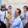 Exclusif - Jean Dujardin présente en avant-première "Brice 3" à Lesparre, son village d'enfance, le 23 Septembre 2016