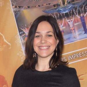Nathalie Péchalat lors de la présentation du nouveau spectacle Holiday on Ice " Believe ", au Zénith de Paris, le 3 Mars 2016.