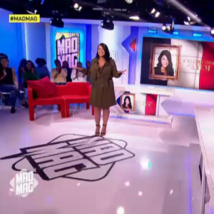 Ayem Nour - Son grand retour dans le "Mad Mag" sur NRJ12. Le 10 octobre 2016.