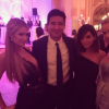 Paris et Nicky Hilton, Mario Lopez et sa femme Courtney au mariage de Melissa Wood et Noah Tepperberg à New York le 9 octobre 2016.