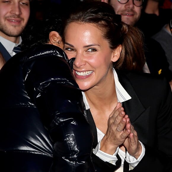 Jamel Debbouze et sa femme Mélissa Theuriau lors de la cérémonie de clôture et palmarès du 19ème Festival International du film de Comédie de l'Alpe d'Huez, le 16 janvier 2016.