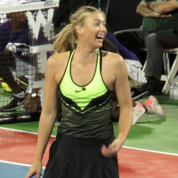 Maria Sharapova lors de la journée caritative pour la lutte contre le Sida 'Elton John Aids Foundation' organisée à Las Vegas, le 10 octobre 2016.