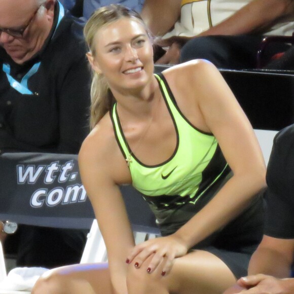 Maria Sharapova lors de la journée caritative pour la lutte contre le Sida 'Elton John Aids Foundation' organisée à Las Vegas, le 10 octobre 2016.