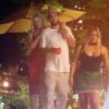 Exclusif - French Montana et sa nouvelle compagne Iggy Azalea sortent d'un dîner romantique à Cabo, Mexique, le 28 août 2016.