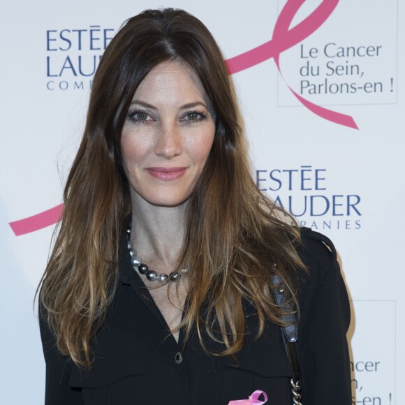 Mareva Galanter à la soirée de lancement "Octobre Rose" le 26 septembre 2016.