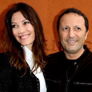 Mareva Galanter et son compagnon Arthur au village des internationaux de France de tennis à Roland Garros à Paris 5 juin 2016.