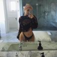 Kylie Jenner torride en sous-vêtements. Photo publiée sur Instagram, le 9 octobre 2016