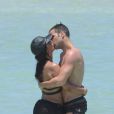  Cesc Fabregas et Daniella Semaan, ici en vacances à Miami en mai 2016, ont annoncé le 16 octobre 2016 attendre leur troisième enfant ensemble.  