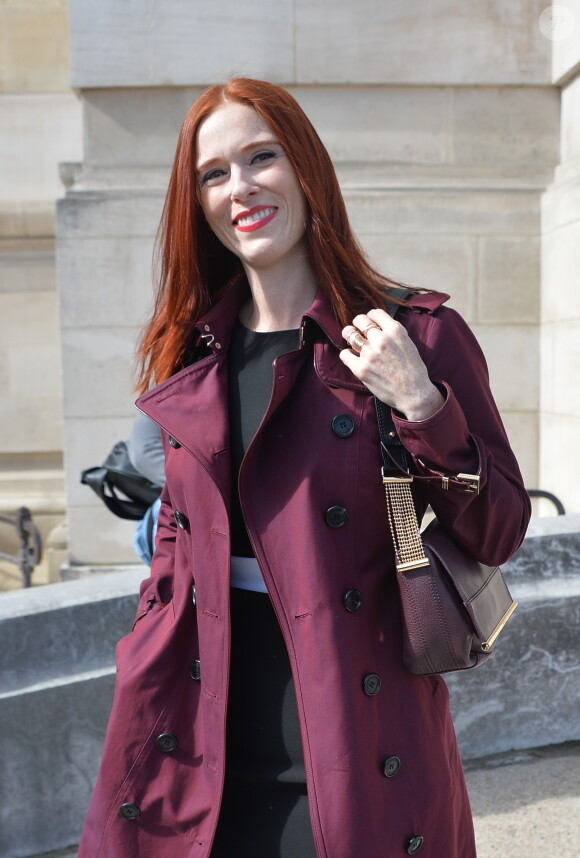 Audrey Fleurot - People sortant du défilé de mode "Mugler", collection prêt-à-porter Printemps-Eté 2017 à Paris, le 1er octobre 2016. © CVS/Veeren/Bestimage