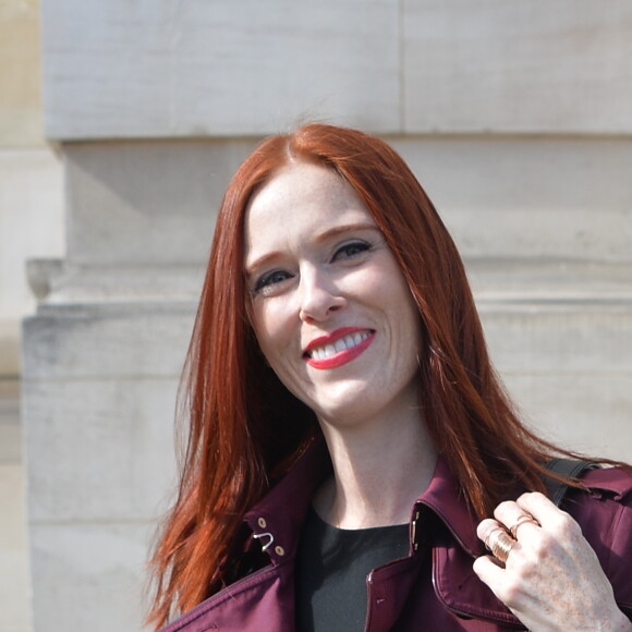 Audrey Fleurot - People sortant du défilé de mode "Mugler", collection prêt-à-porter Printemps-Eté 2017 à Paris, le 1er octobre 2016. © CVS/Veeren/Bestimage