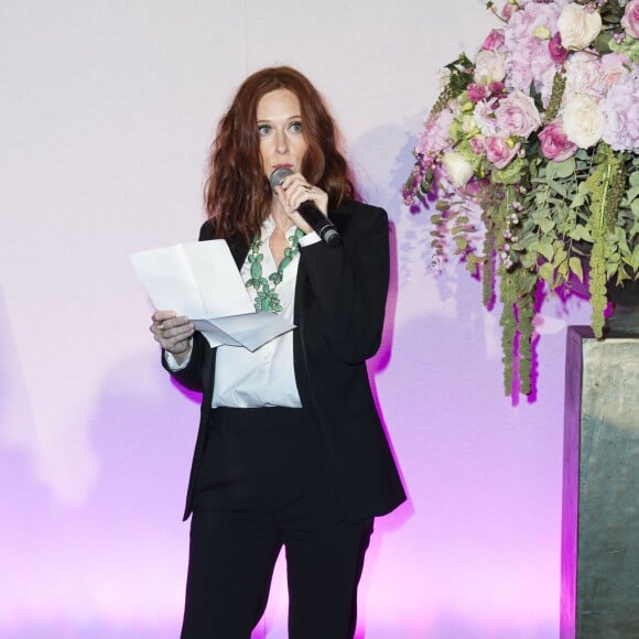 Exclusif - Audrey Fleurot - Personnalités à la soirée de lancement "Octobre Rose" pour soutenir l'association contre le cancer du sein et remise du prix Estée Lauder au Café de l'Homme à Paris. Le 26 septembre 2016 © Olivier Borde / Bestimage