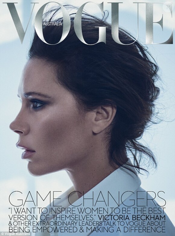 Victoria Beckham en couverture de l'édition australienne de "Vogue, pour le numéro du mois de novembre 2016.