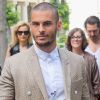 Baptiste Giabiconi au défilé de mode Balmain Hommes printemps-été 2017 à l'hôtel Potoki à Paris, le 25 juin 2016.