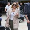 Kim Cattrall arrive à l'aéroport de Sydney, le 17 octobre 2016