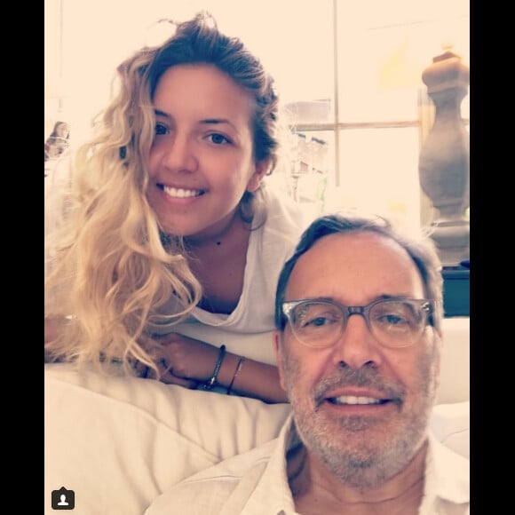 Raphaëlle Paolini et son père, Nonce Paolini (photo Instagram).