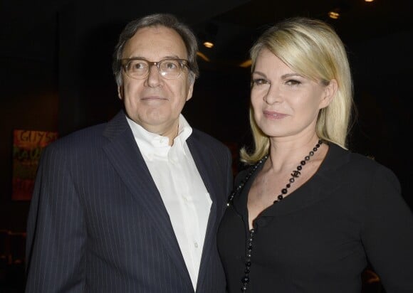 Nonce Paolini et sa femme Catherine Falgayrac - Soirée pour les 12 ans de l'Atelier du Maître Albert à Paris, le 30 mars 2015.