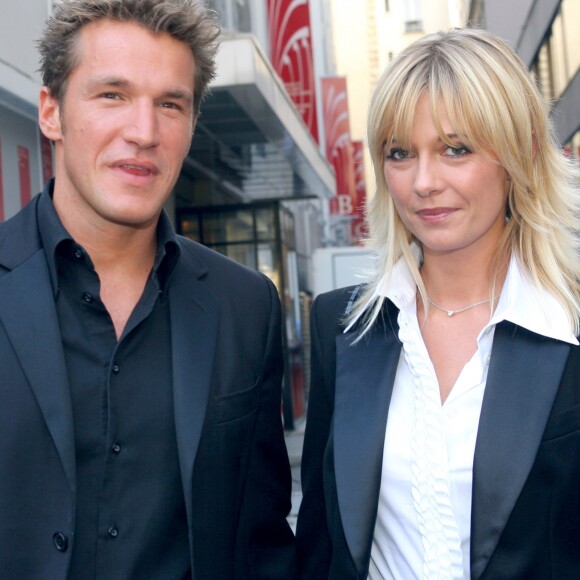 BENJAMIN CASTALDI ET FLAVIE FLAMENT LORS DE LA CONFERENCE DE PRESSE DE RENTREE DE TF105/09/2006 - Paris