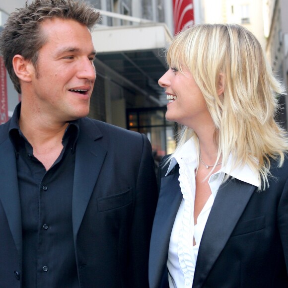 BENJAMIN CASTALDI ET FLAVIE FLAMENT LORS DE LA CONFERENCE DE PRESSE DE RENTREE DE TF105/09/2006 - Paris