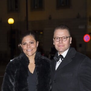 La princesse Victoria et le prince Daniel de Suède participaient au dîner du 100e anniversaire du groupe Investor AB au Grand Hotel à Stockholm le 15 octobre 2016