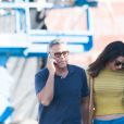 Amal Clooney (Amal Alamuddin) rend visite à son mari George Clooney sur le tournage de 'Suburbicon' à Los Angeles, Californie, Etats-Unis, le 20 octobre 2016.20/10/2016 - Los Angeles