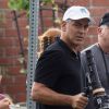 George Clooney sur le tournage de 'Suburbicon' à Los Angeles, le 17 octobre 2016