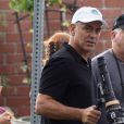 George Clooney sur le tournage de 'Suburbicon' à Los Angeles, le 17 octobre 2016