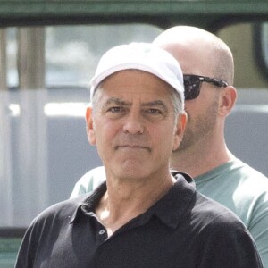George Clooney et Julianne Moore sur le tournage de 'Suburbicon' à Los Angeles, le 17 octobre 2016
