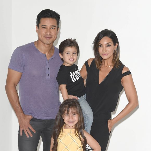 Mario Lopez, Courtney Laine Mazza, Dominic Lopez, Gia Francesca Lopez - Levée de fonds pour la Elizabeth Glaser Pediatric AIDS Foundation's A Time For Heroes aux Smashbox Studios de Los Angeles, le 23 octobre 2016