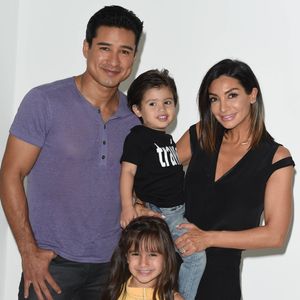 Mario Lopez, Courtney Laine Mazza, Dominic Lopez, Gia Francesca Lopez - Levée de fonds pour la Elizabeth Glaser Pediatric AIDS Foundation's A Time For Heroes aux Smashbox Studios de Los Angeles, le 23 octobre 2016