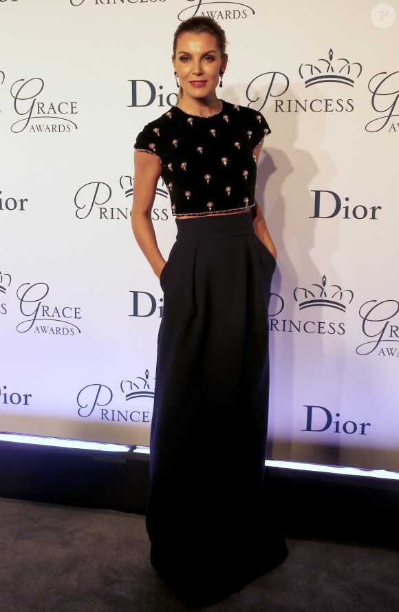 Mar Flores au gala des Princess Grace Awards 2016, le 24 octobre 2016 à New York. La chorégraphe Camille A. Brown, le comédien Leslie Odom Jr. et l'actrice, chanteuse et productrice Queen Latifah ont notamment été primés.