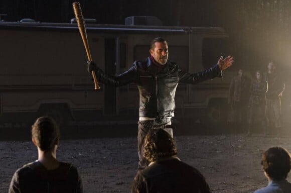 Jeffrey Dean Morgan joue Negan dans "The Walking Dead", octobre 2016, épisode 7, saison 7