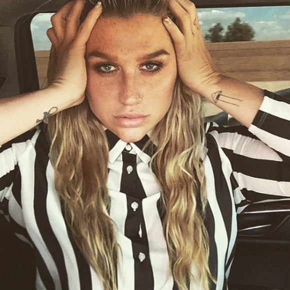 La chanteuse Kesha a publié une photo d'elle sur sa page Instagram au mois d'octobre 2016.