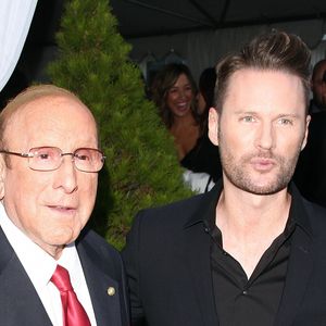 Clive Davis, Dr. Luke lors de l'Evenement "Songs of Hope X" à Brentwood, le 4 juin 2014.