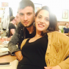 Emanuel Mammana et sa compagne Magui, dînent dans un restaurant argentin de Lyon quelques jours avant l'accouchement.