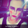 Pauline Ducruet inspirée par Saw lors d'Halloween 2014 à Londres, photo publiée sur son compte Instagram.