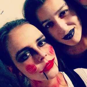 Pauline Ducruet et ses amies lors d'Halloween 2014 à Londres, photo publiée sur son compte Instagram.