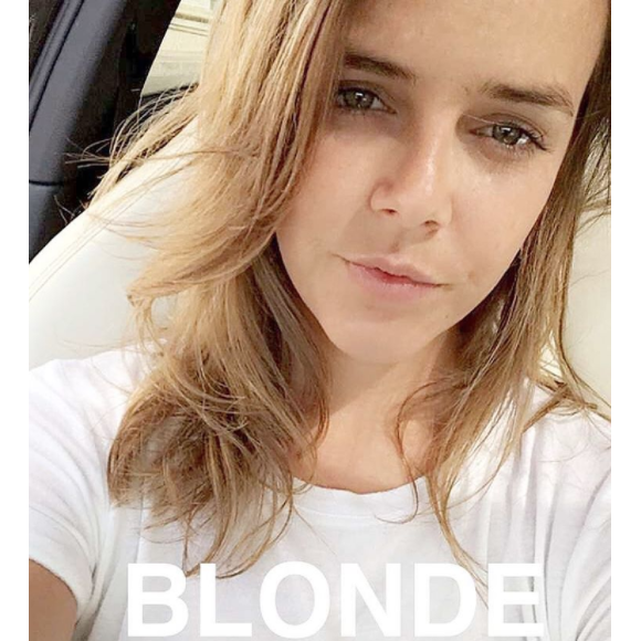 Pauline Ducruet s'essaye au blond, photo publiée en 2016 sur son compte Instagram.