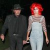 Johnny et Laeticia Hallyday - Soirée Halloween chez Kate Hudson à Los Angeles, le 28 octobre 2016