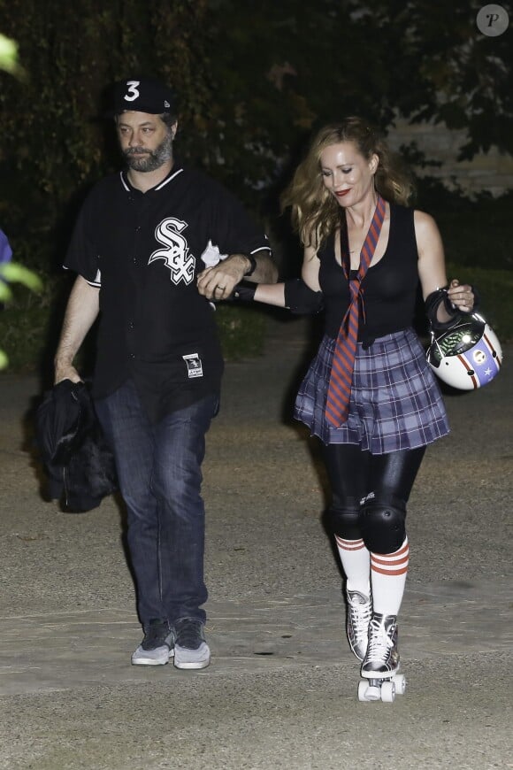 Judd Apatow et Leslie Mann - Soirée Halloween chez Kate Hudson à Los Angeles, le 28 octobre 2016