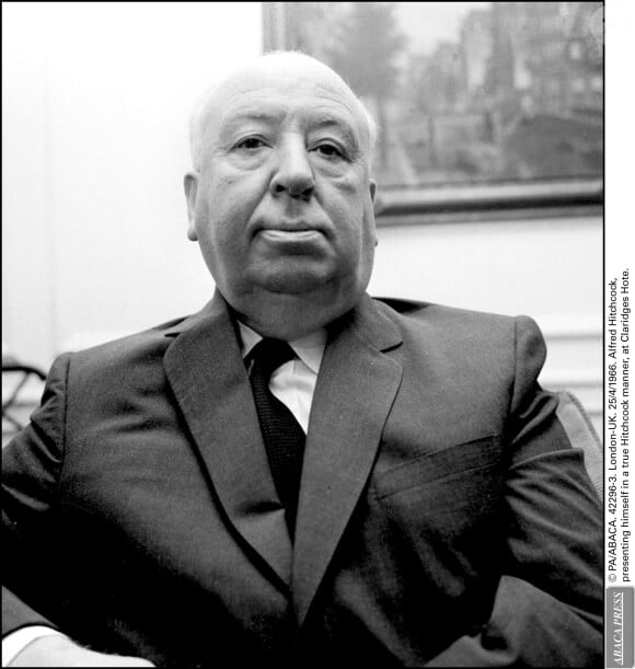 Alfred Hitchcock au Claridge Hotel le 25 avril 1966 © PA/ABACA