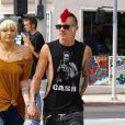 Exclusif - Paris Jackson et son petit ami Michael Snoddy se baladent en amoureux dans les rues de Los Angeles, le 11 octobre 2016