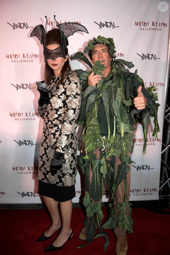 Desiree Gruber et Kyle MachLachlan - Soirée de Halloween animée par Heidi Klum au Vandal. New York, le 31 octobre 2016.