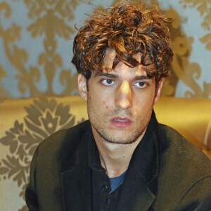 Louis Garrel présente son film "les deux amis" lors d'un conférence de presse à l'hôtel Burdigala à Bordeaux le 7 septembre 2015.