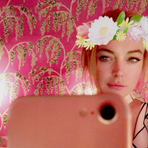 Lindsay Lohan sur Snapchat le 3 novembre 2016
