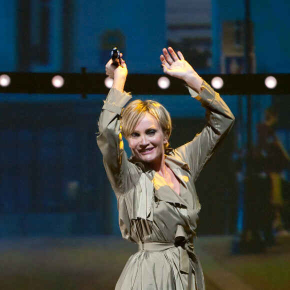 Patricia Kaas chante Piaf a l'Olympia a Paris le 26 septembre 2013.
