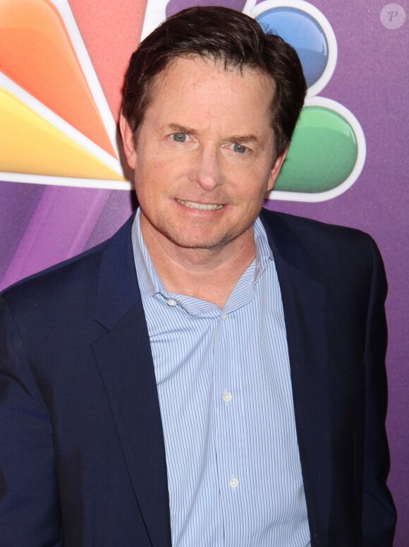 Michael J. Fox - Soiree "NBC Upfront" a New York, le 13 mai 2013.