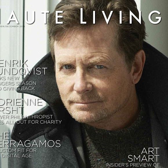 Couverture du magazine "Haute Living", édition de novembre/décembre 2016