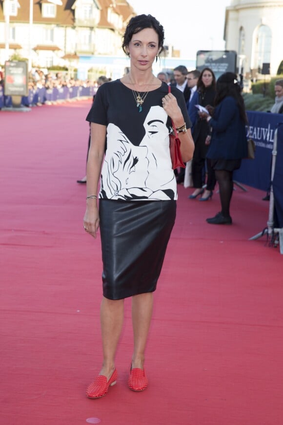 Géraldine Maillet - Hommage à O. Bloom lors de la première du film "Jamais entre amis" à l'occasion du 41ème Festival du Film Americain de Deauville le 6 Septembre 2015.